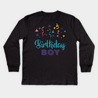 Birthday Boy-01 Kids Long Sleeve T-Shirt